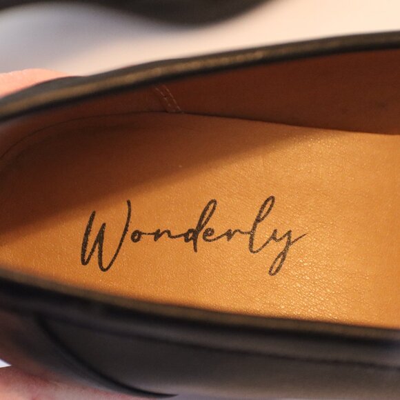 Wonderly Leah Black Loafers Size 9 Man Made Office Casual - Picture 2 of 12